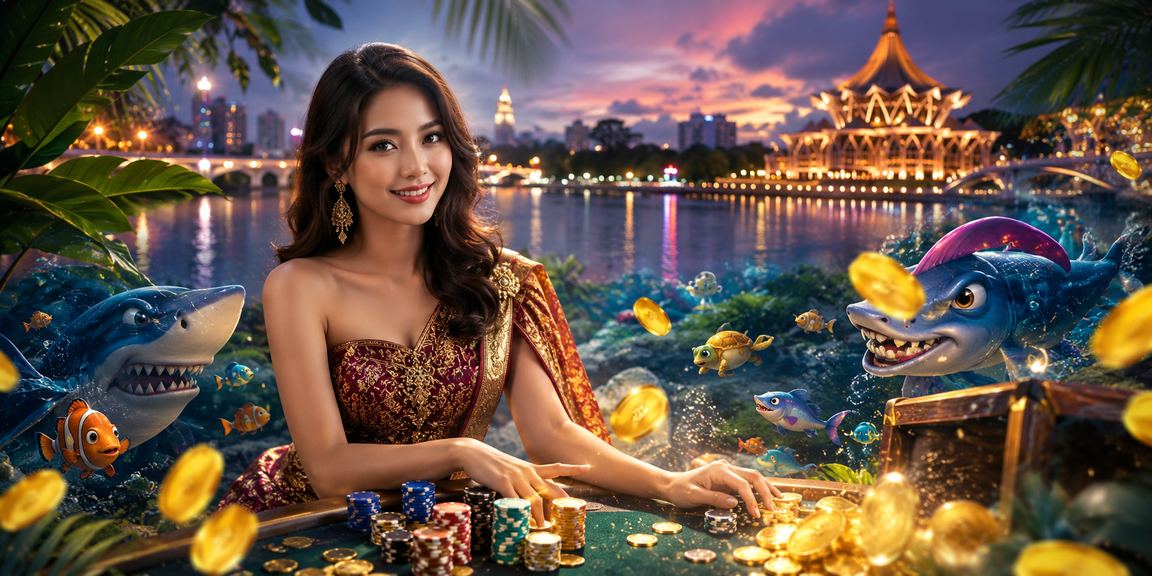 Permainan tembak ikan Kuching gaya Malaysia